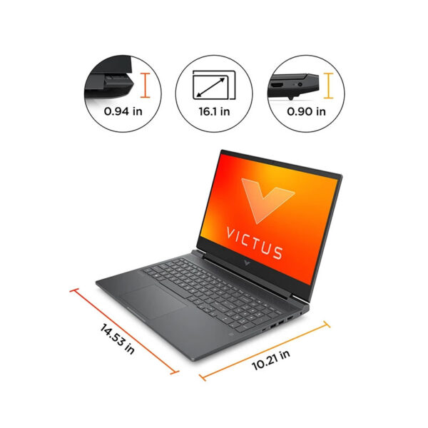 لپ تاپ 16.1 اینچی اچ پی مدل  HP Victus Gaming 16 i7-13700H 16GB 1TB SSD 8GB RTX4060 - تصویر 7
