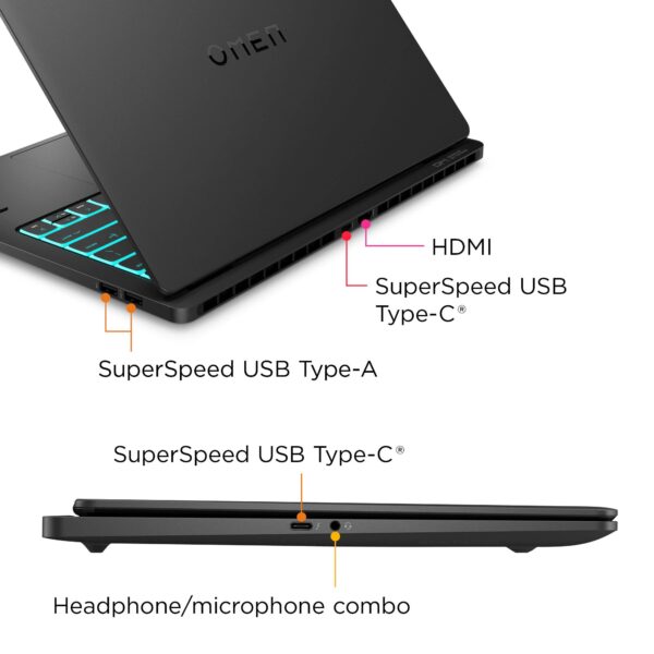 لپ تاپ 14 اینچی اچ پی مدل HP Omen Transcend 14 Ultra7-155H 16GB 1TB SSD 8GB RTX4060 - تصویر 7